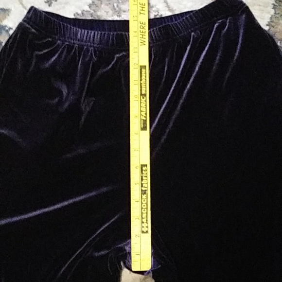 Stretch velvet pants from Coldwater Creek, VGUC - Picture 4 of 6